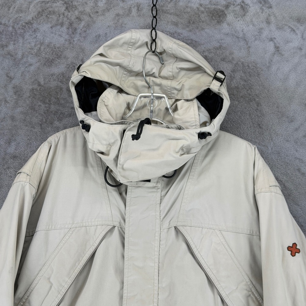 Burton Anorak Mens M Outland Tan Pullover Snowboard Jacket Sport EUC - Picture 2 of 10
